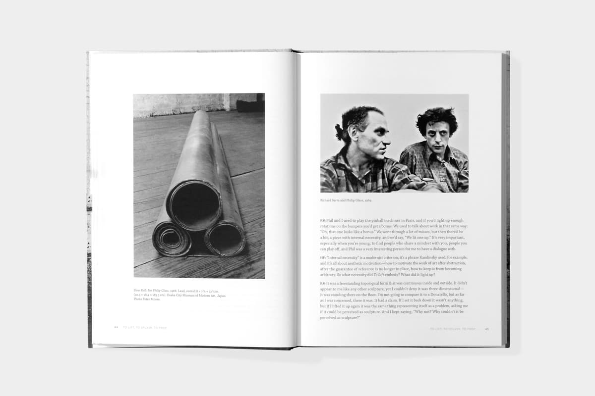 Richard Serra/Hall Foster: Conversations About Sculpture - image