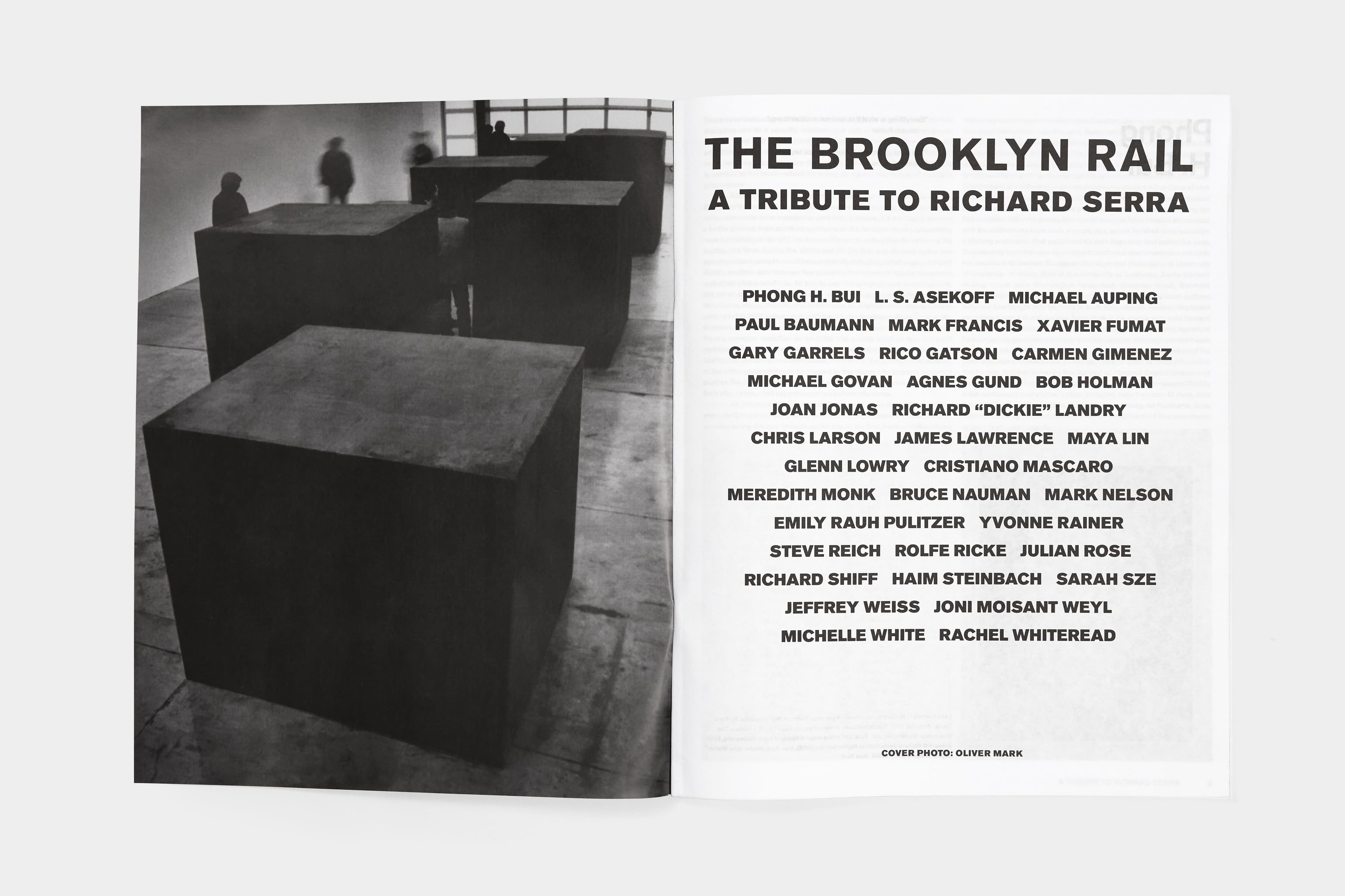 A Tribute to Richard Serra - image