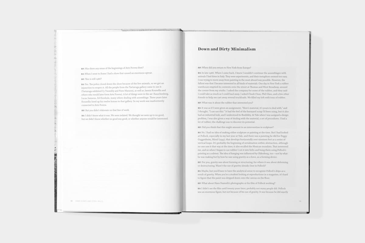 Richard Serra/Hall Foster: Conversations About Sculpture - image